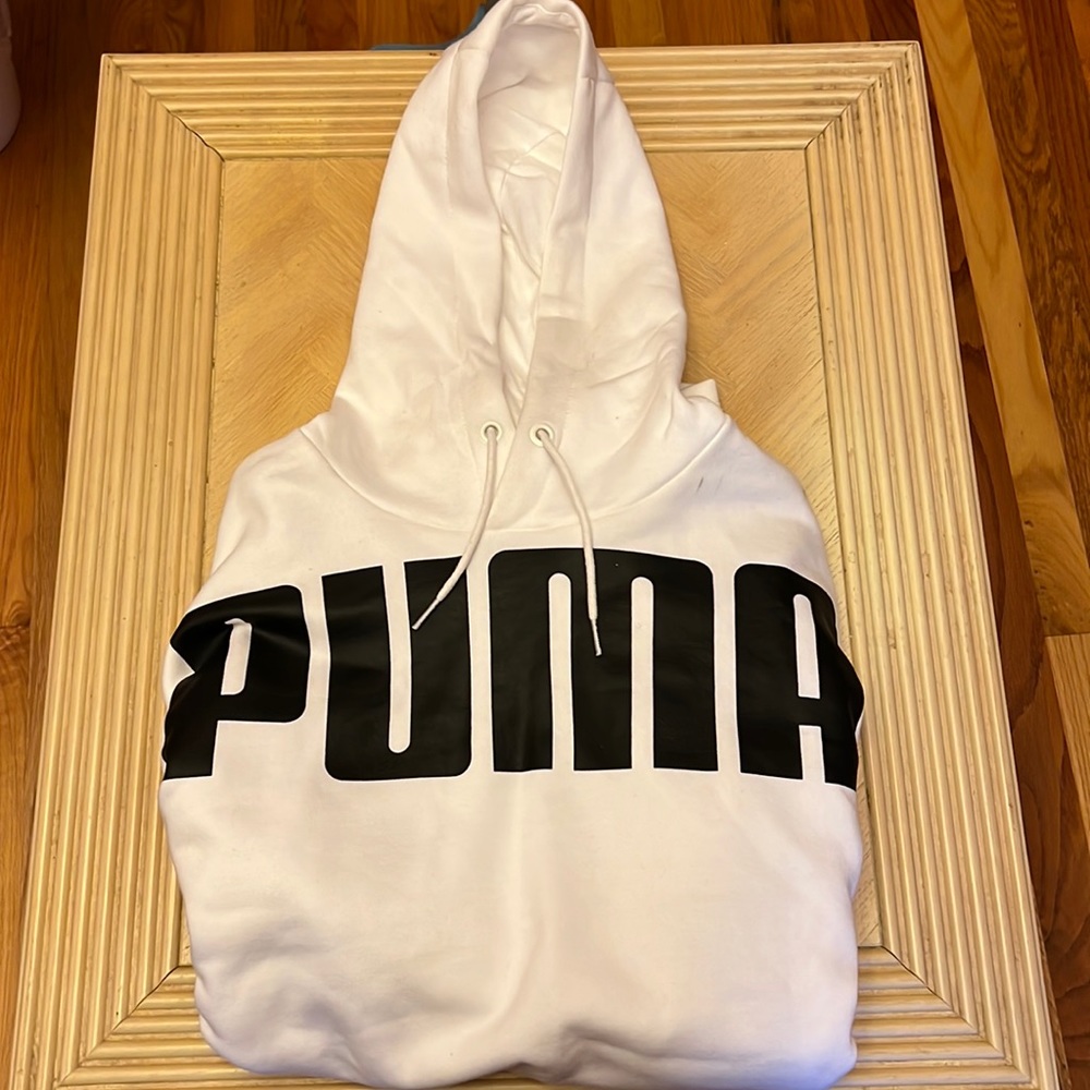 White puma hoodie